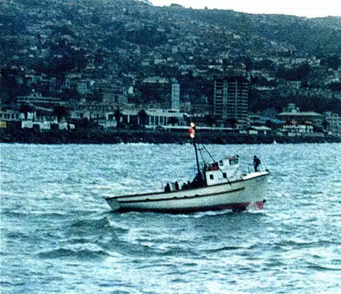 Stella Matutina navegando en pruebas de mar