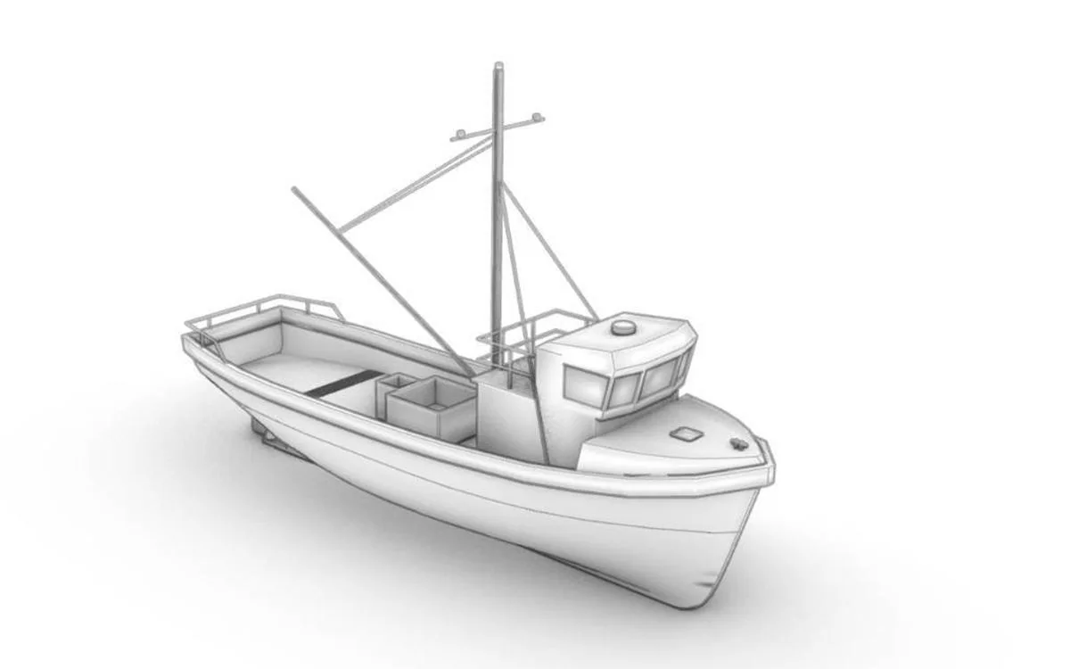 C-IV 14,3 · diseño de referencia · Casco y aparejo · vista base