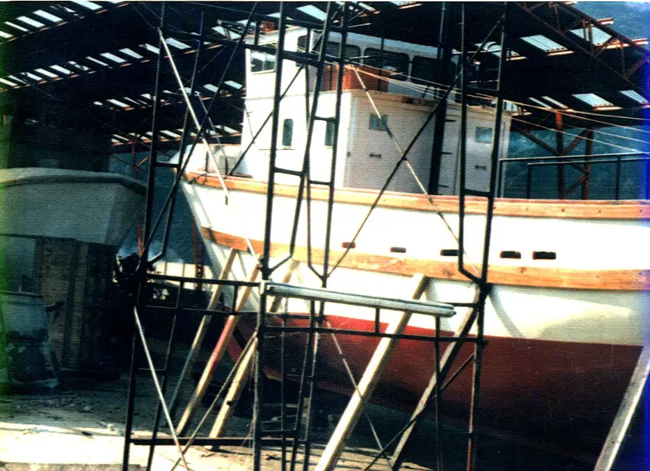 PAM Malyn I · construcción pesquera · Construcción en taller