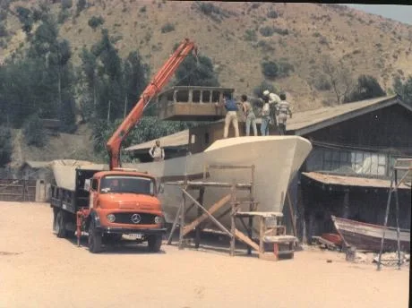 PAM Stella Matutina · construcción pesquera · Trabajo y traslado en astillero