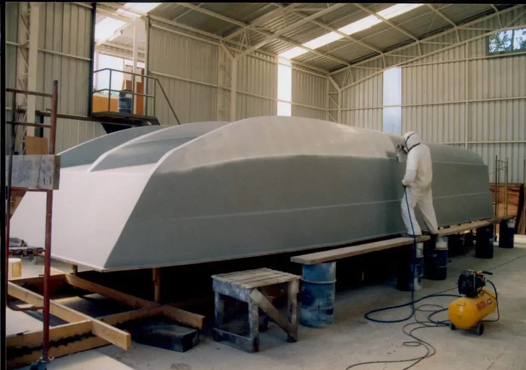 Salmones Andes · construcción para transporte · Preparación de superficies