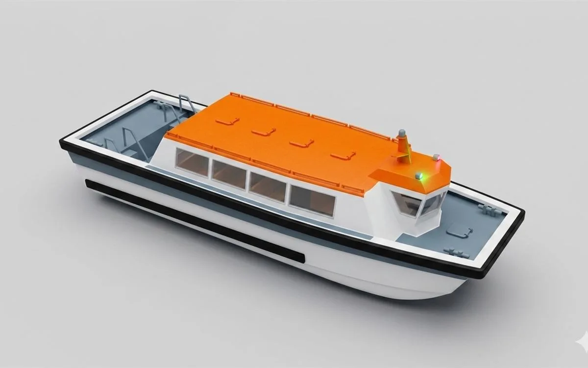 C-VII 10,4 · diseño de referencia · Blanco y azul con techo naranja