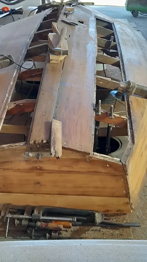 Pirat · restauración en madera · Estructura de madera